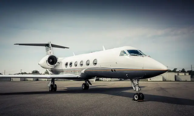 Gulfstream IV-SP N380CR operated by Talon Air, LLC, exterior