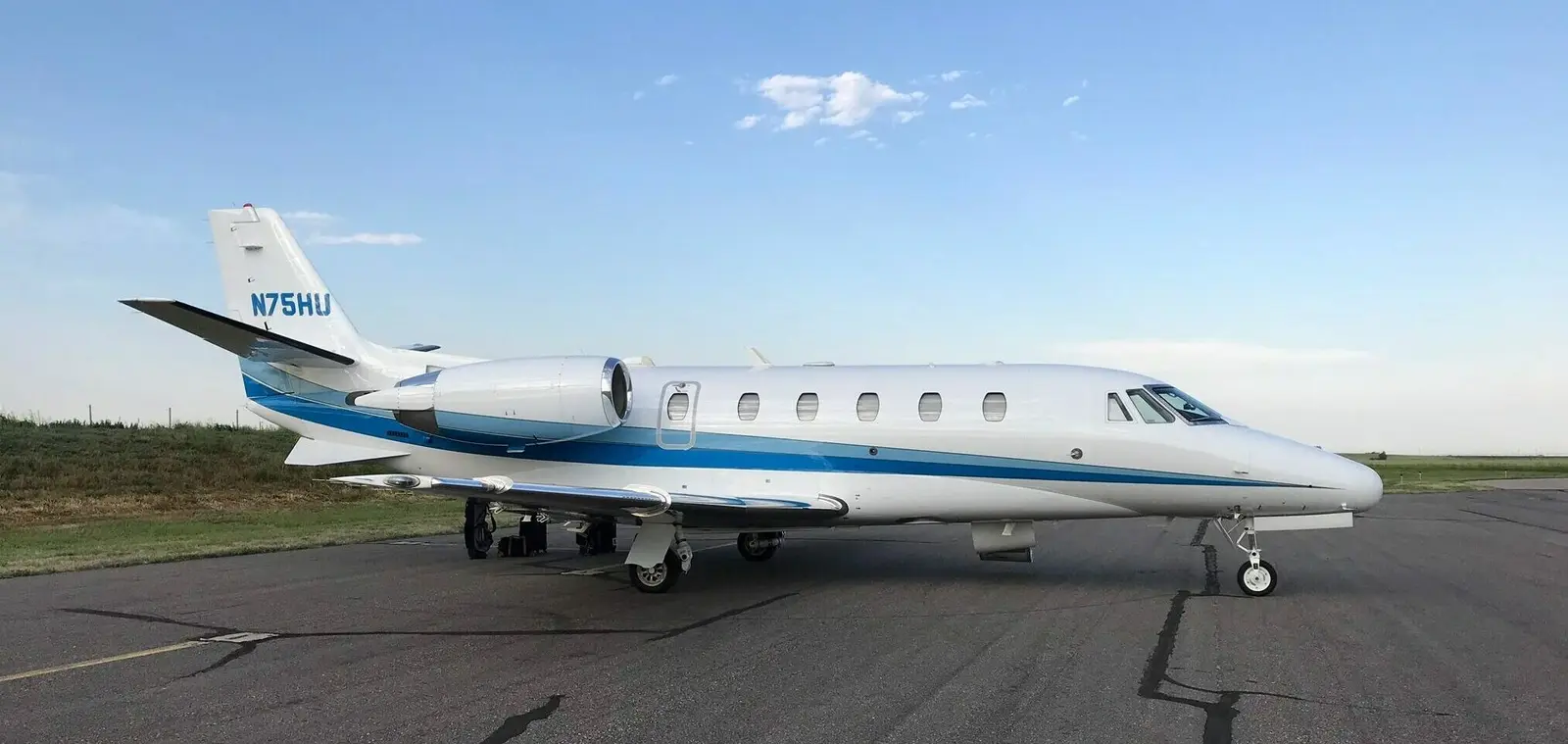 Cessna Citation Excel N386SH operated by Silverhawk Aviation, Inc., exterior