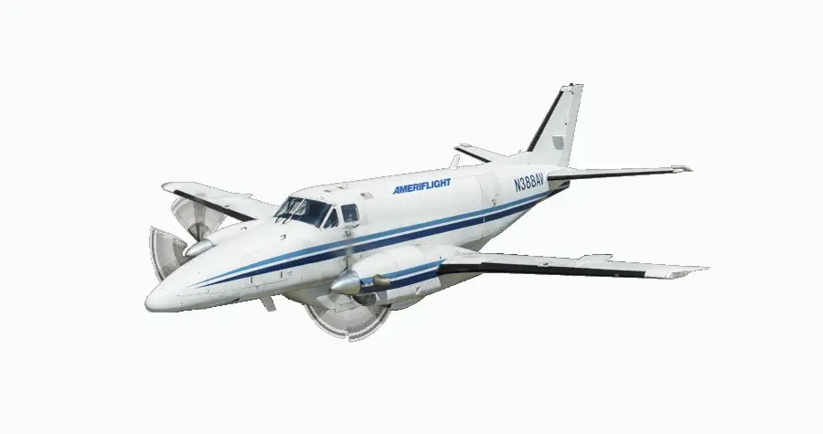 Beechcraft 99 Airliner N388AV operated by Ameriflight, LLC, exterior