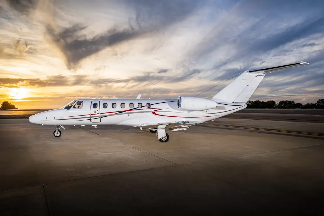 Cessna Citation CJ3 N393SG operated by Schubach Aviation, KCRQ, exterior