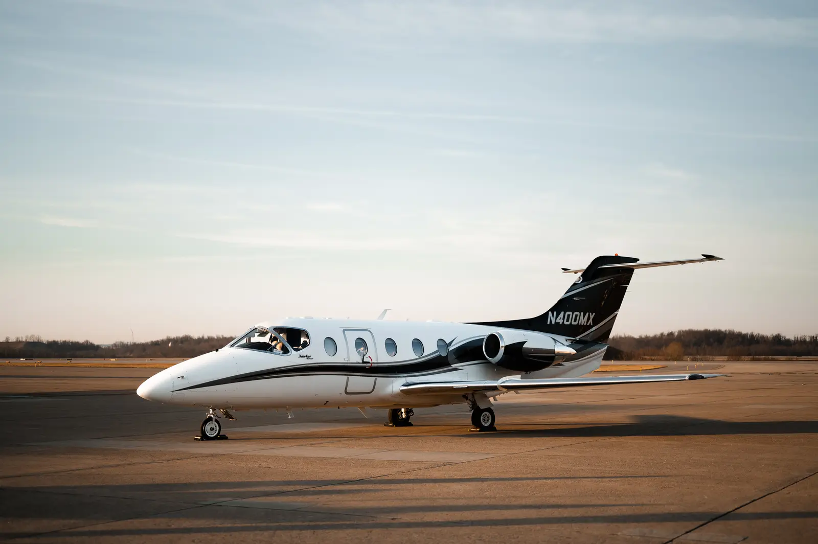 Beechcraft Beechjet 400A N400MX operated by Aircraft Management Group, exterior