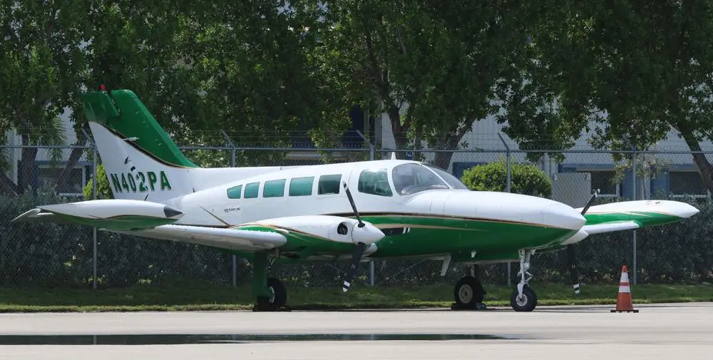 Cessna 402B N402PA operated by Air Flight, Inc., exterior