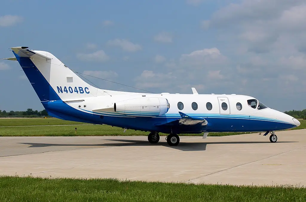 Nextant 400XT N404BC operated by B. Coleman Aviation, exterior