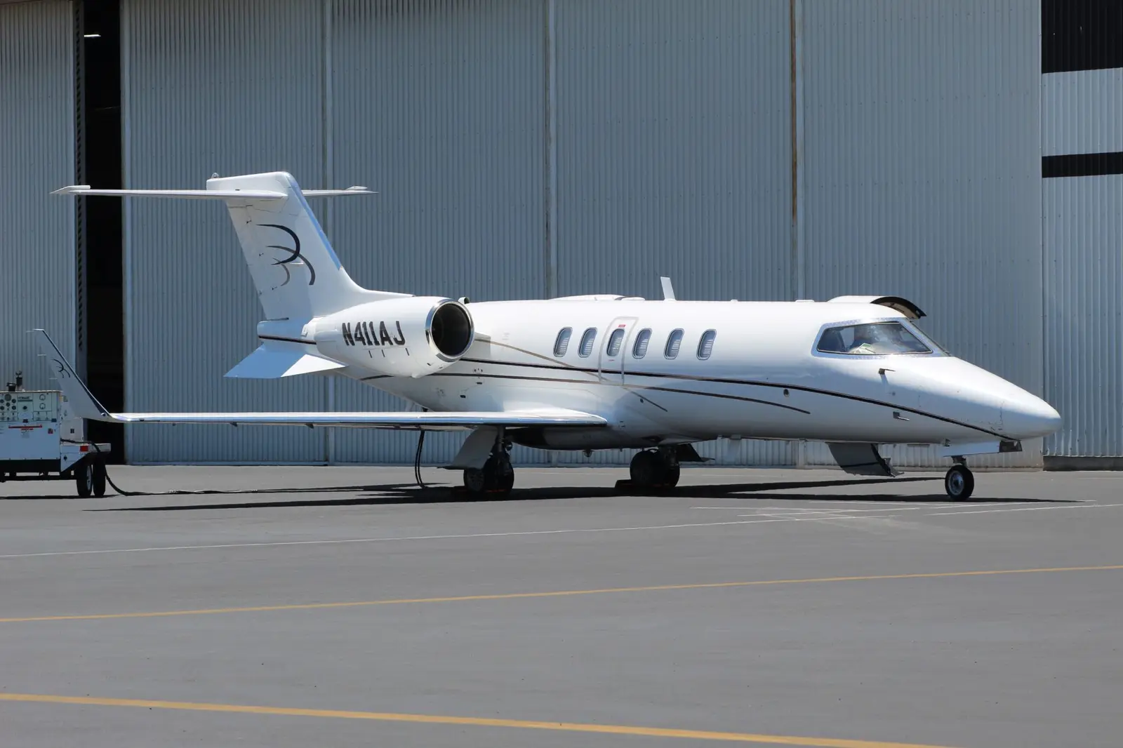 Bombardier Learjet 45 N411AJ operated by XCEL Jet, exterior