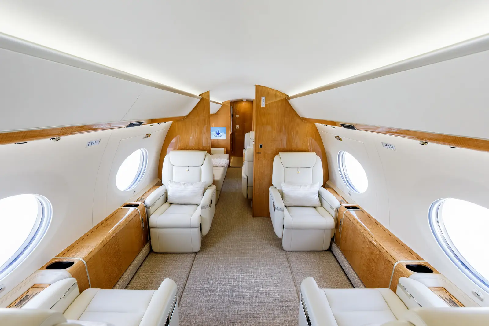 Gulfstream G650ER N416EL operated by Planet 9 Private Air ("P9PA") photo 5