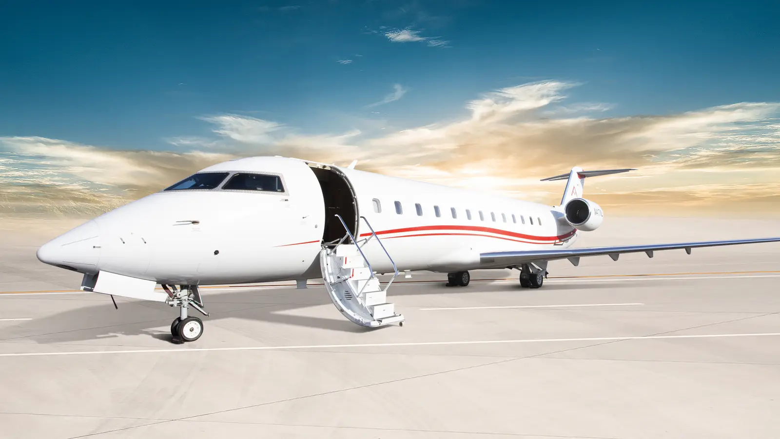 Bombardier Challenger 850 N417NL operated by Cirrus Aviation Services, exterior
