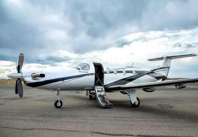 Pilatus PC-12/47 NG N433AM operated by Priester Aviation, LLC, exterior