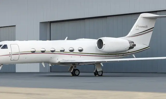 Gulfstream IV-SP N435HC operated by Silver Air, exterior