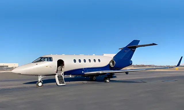 Beechcraft Hawker 900XP N441QC operated by NeaJets, exterior