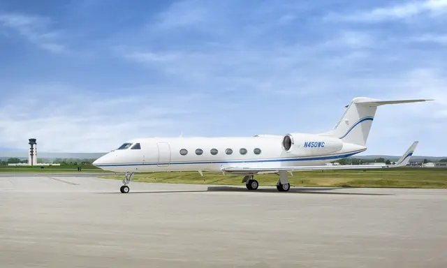 Gulfstream G450 N450WC operated by New World Aviation, Inc., exterior