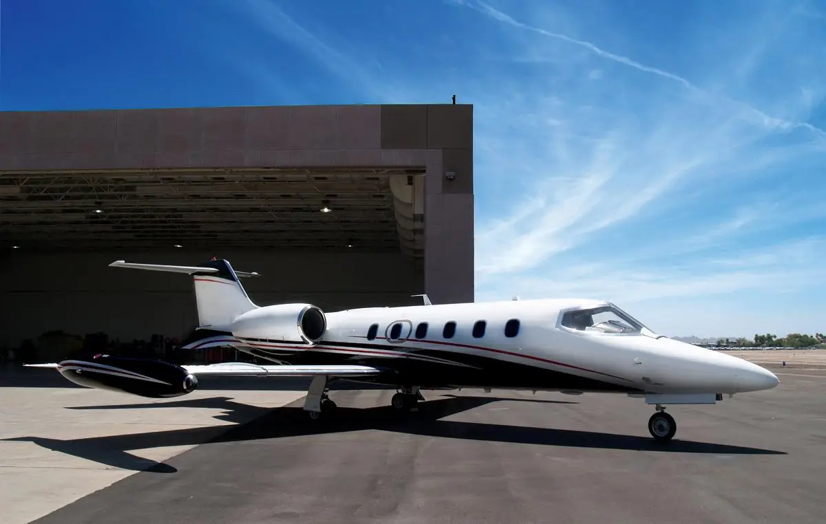 Bombardier Learjet 35A N453AM operated by ASI Charter, Inc, exterior