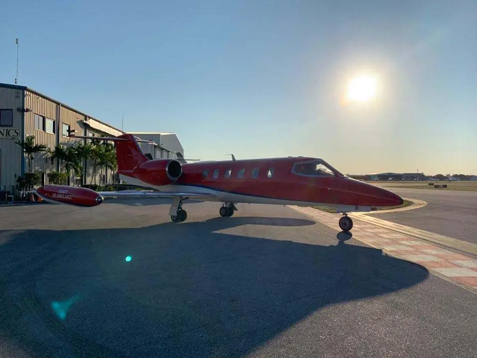 Bombardier Learjet 35A N45AE operated by Trinity Air Ambulance International photo 4