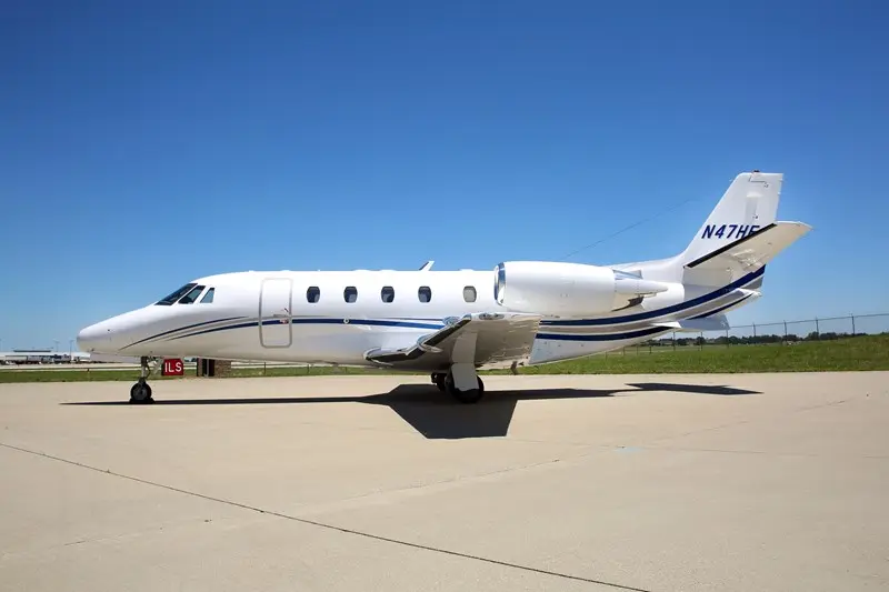 Cessna Citation Excel N47HF operated by Wheels Up, exterior