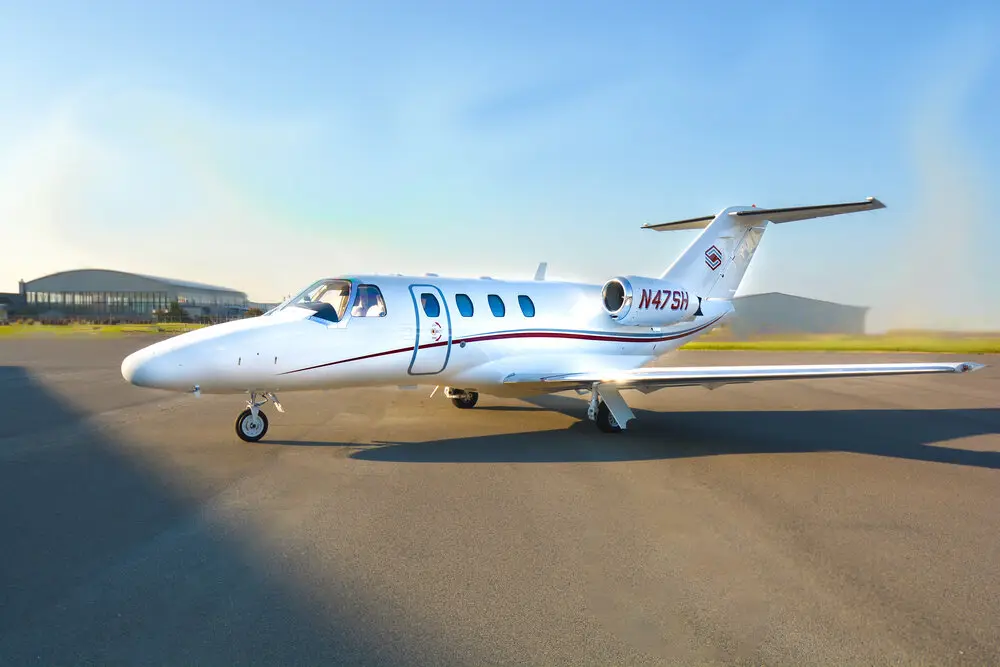 Cessna Citation CJ1 N47SH operated by Central Flying Service, exterior