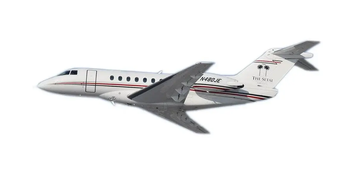 Beechcraft Hawker 4000 N480JE operated by Talon Air, LLC, exterior