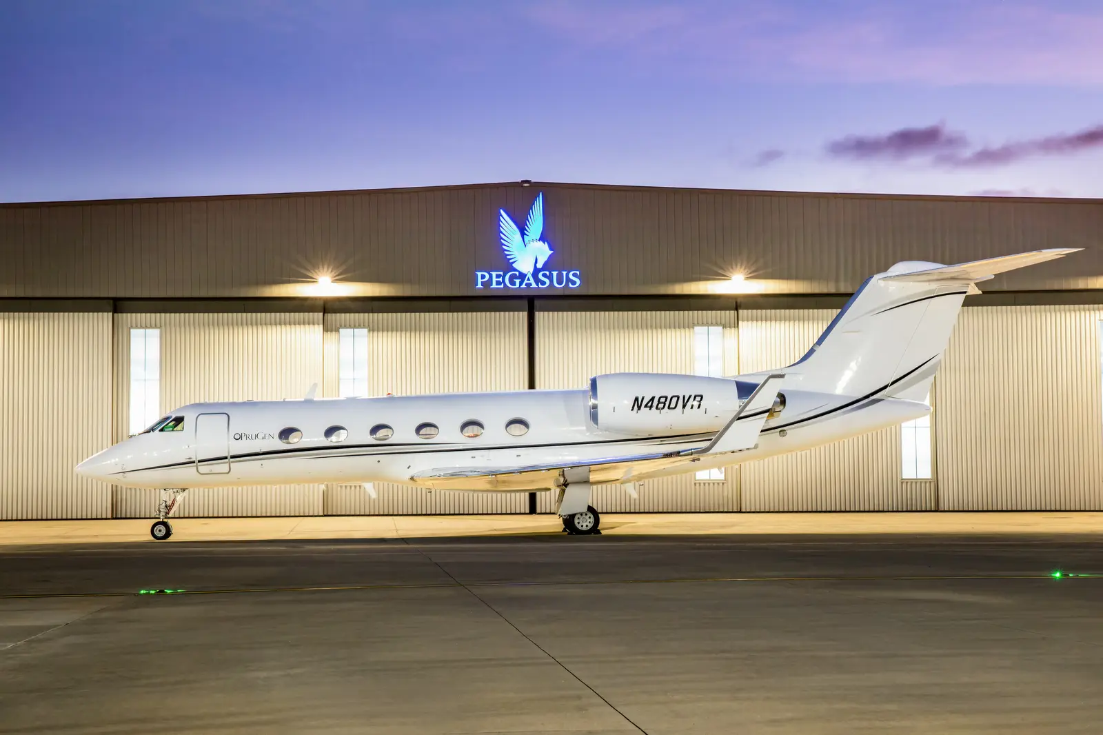 Gulfstream IV-SP N480VR operated by Pegasus Elite Aviation, Inc., exterior