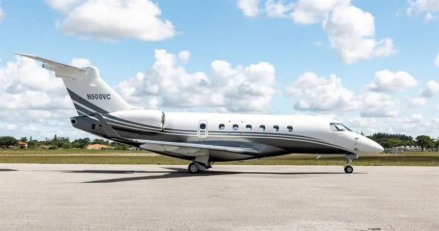 Embraer Legacy 500 N500VC operated by Reliance Jet, exterior