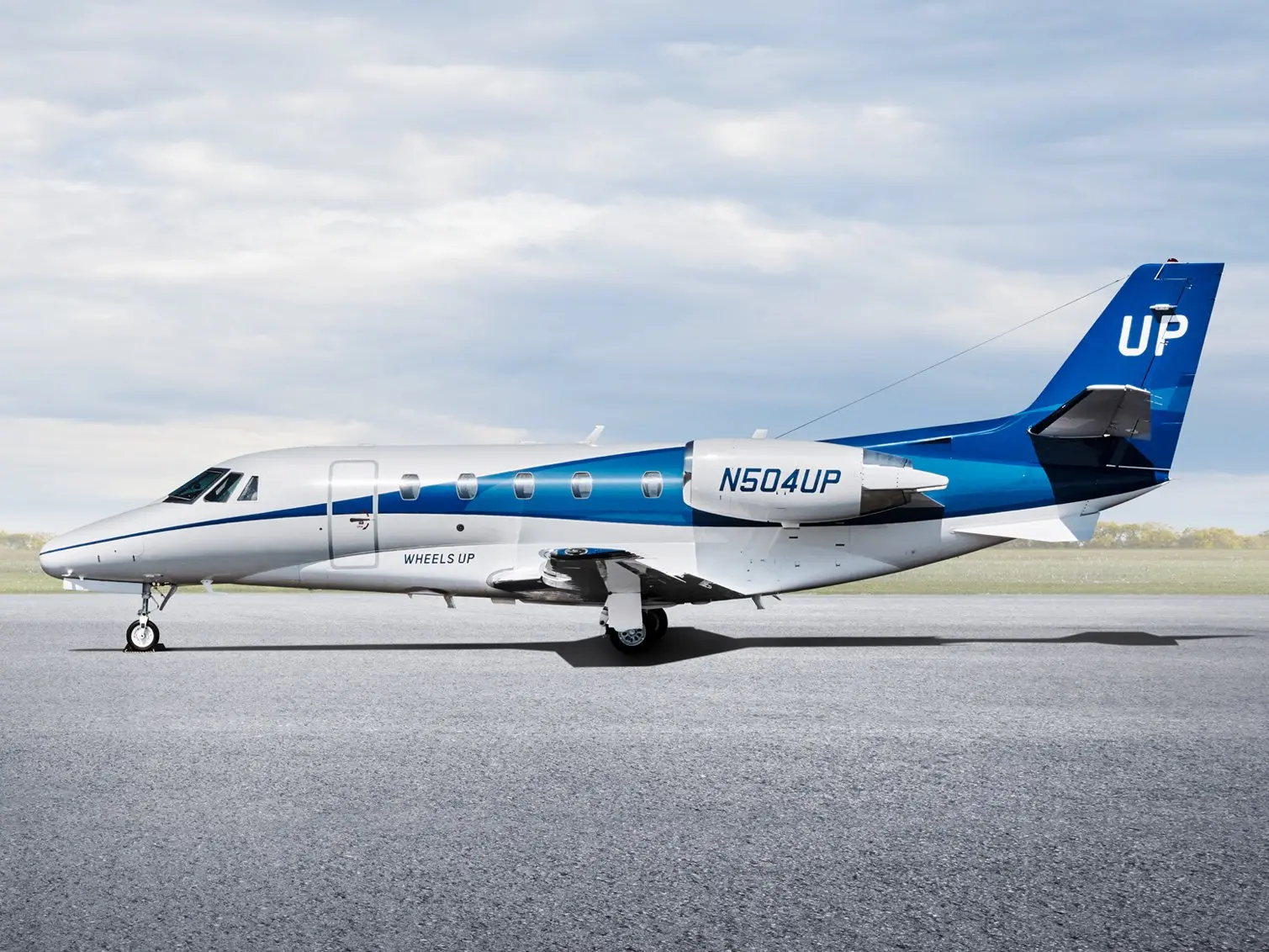 Cessna Citation Excel N504UP operated by Wheels Up, exterior