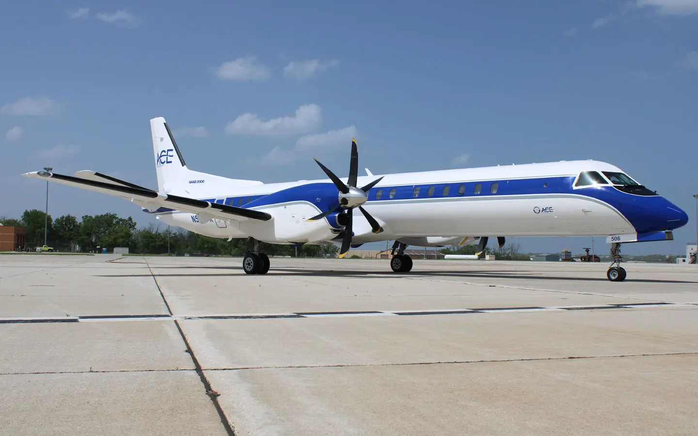 Saab 2000 N508FR operated by Freight Runners Express, Inc, exterior