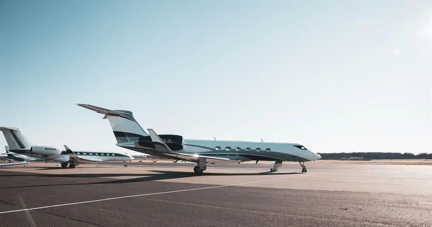 Gulfstream V N50JE operated by Talon Air, LLC, exterior