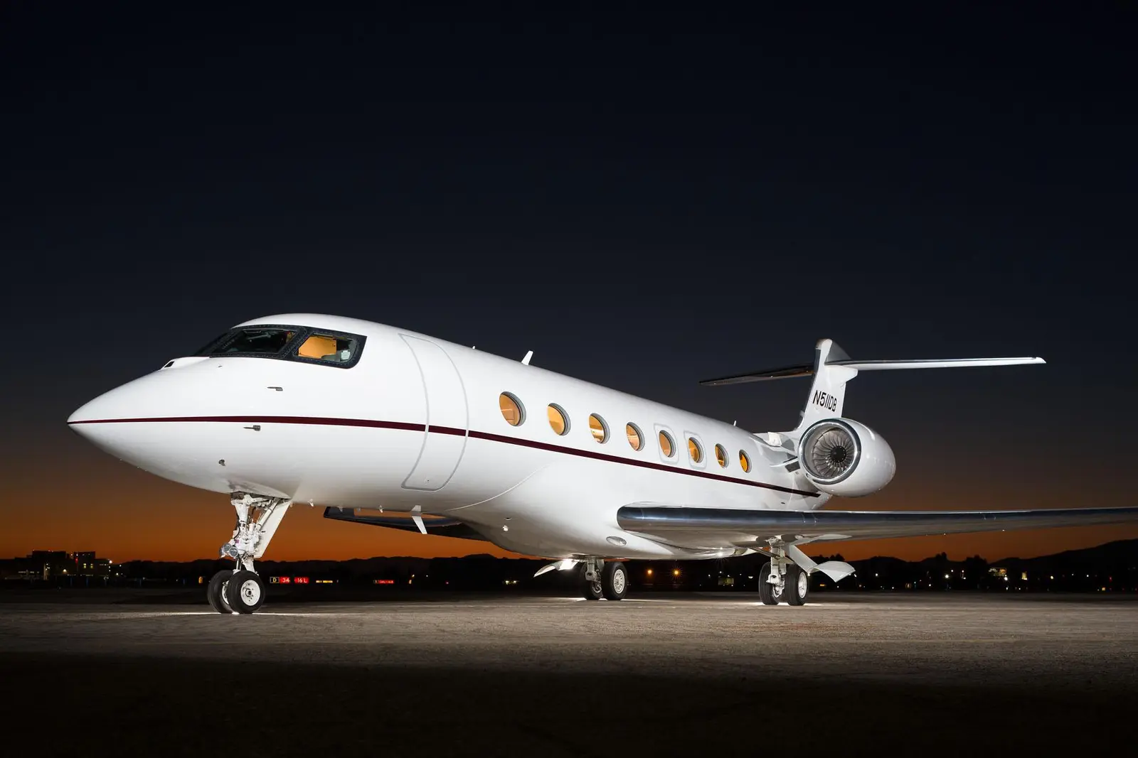 Gulfstream G650 N511DB operated by Skybird Aviation, Inc., exterior
