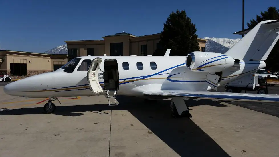 Cessna CitationJet N520DF operated by Avcenter, Inc. photo 2
