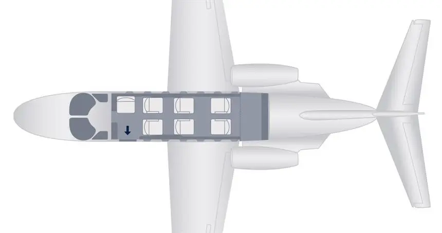 Cessna Citation CJ3 N525CR operated by SkyWay Aviation Services photo 4