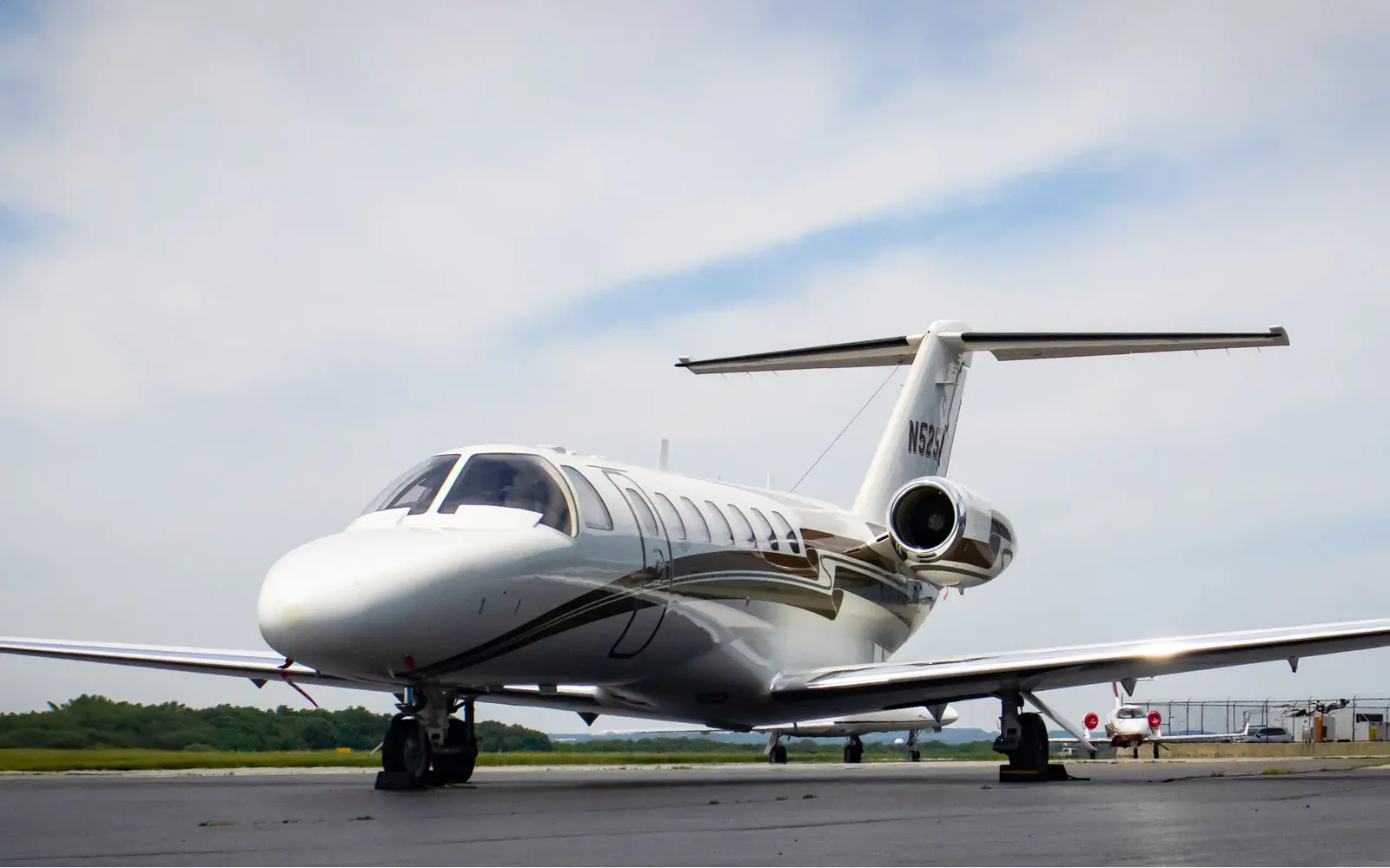 Cessna Citation CJ3 N525NE operated by FlyAdvanced Aviation Group, exterior