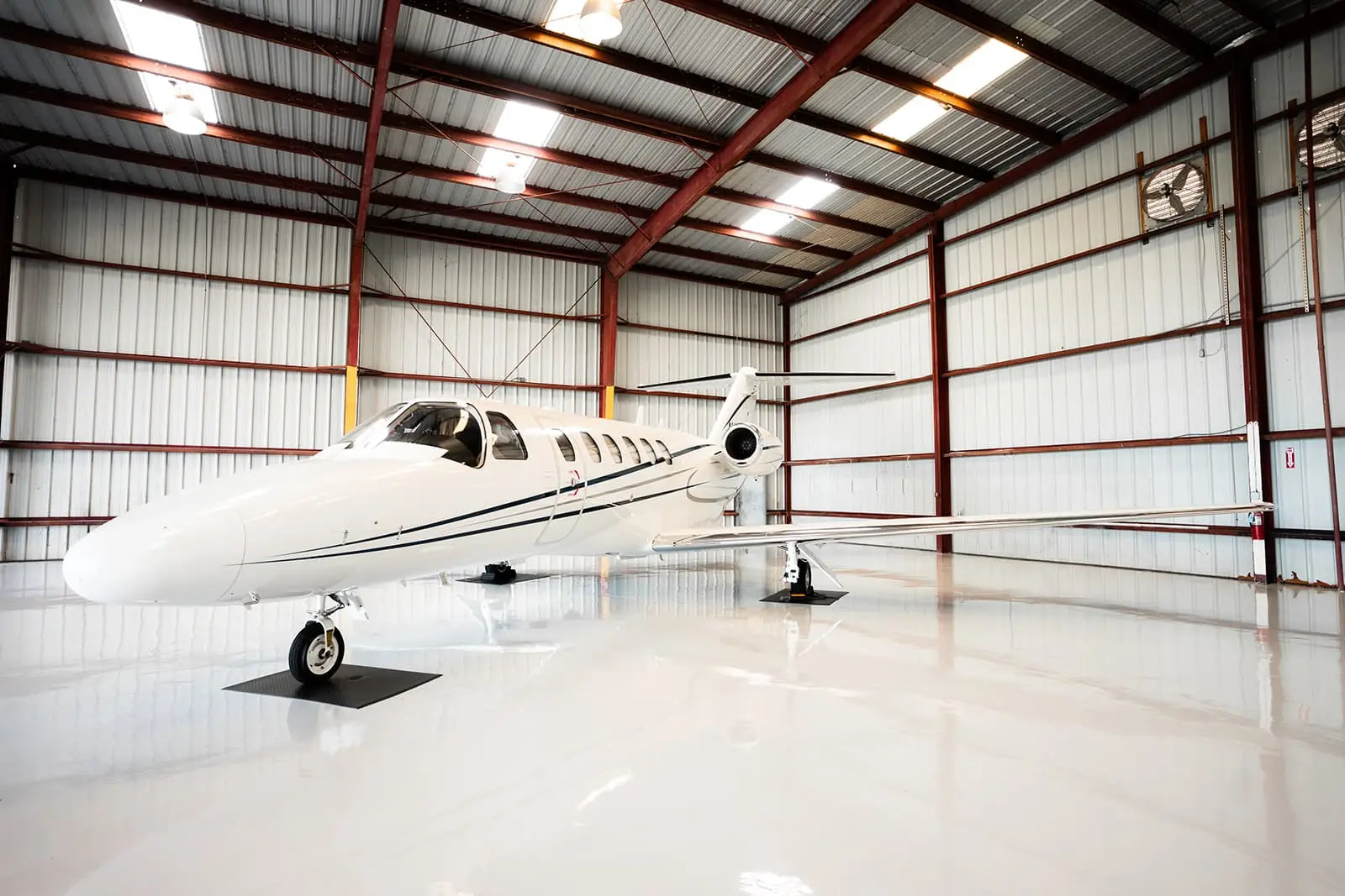 Cessna Citation CJ2 N525VE operated by The Heliteam, LLC, exterior