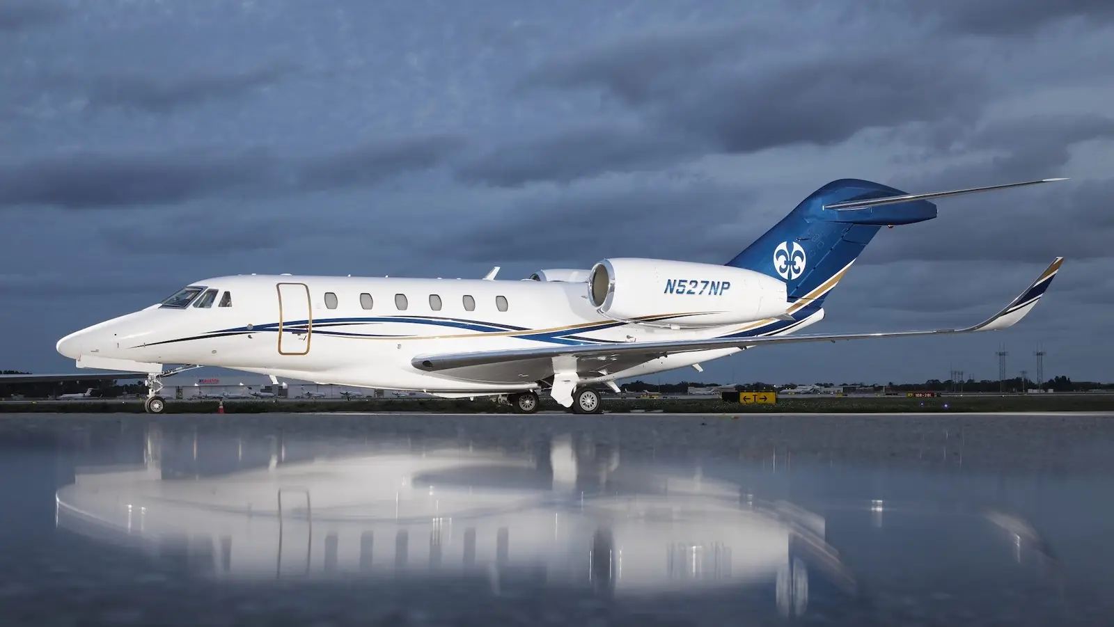 Cessna Citation X N527NP operated by Alerion Aviation, exterior