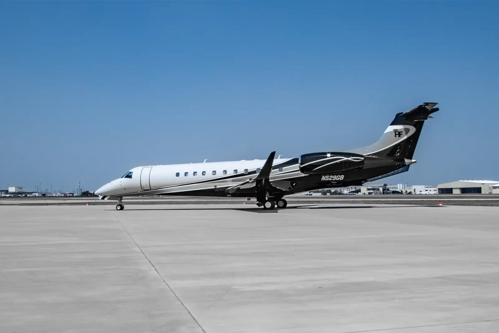 Embraer Legacy 600 N529GB operated by Wing Aviation Charter Services, LLC, exterior