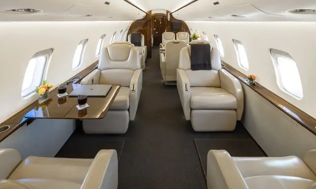 Bombardier Challenger 850 N530JW operated by Silver Air, exterior