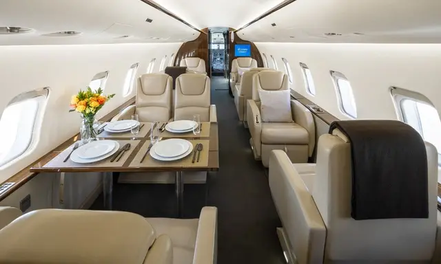 Bombardier Challenger 850 N530JW operated by Silver Air photo 2