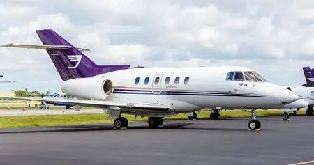 Beechcraft Hawker 800XP N535RV operated by Reva, Inc. photo 4