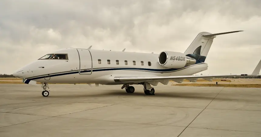 Bombardier Challenger 604 N546DH operated by Jet Linx Aviation, LLC, exterior