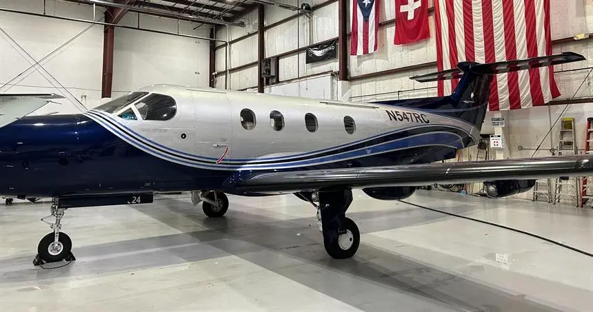 Pilatus PC-12/47 NG N547RC operated by Tradewind Aviation, exterior