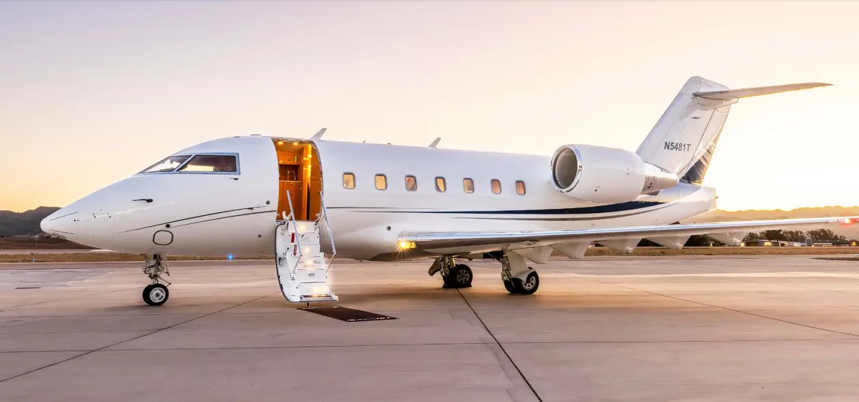 Bombardier Challenger 604 N5481T operated by Goodjet (SP Aviation), exterior