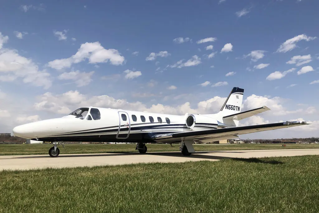 Cessna Citation Bravo N550TN operated by Jet Air, Inc., exterior
