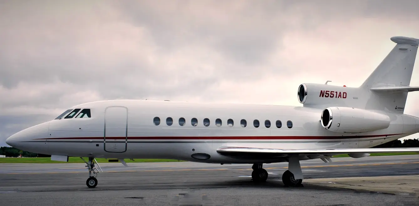 Dassault Falcon 900EX N551AD operated by Tailwind Air LLC, exterior