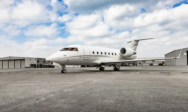 Bombardier Challenger 604 N556CS operated by Wing Aviation Charter Services, LLC, exterior