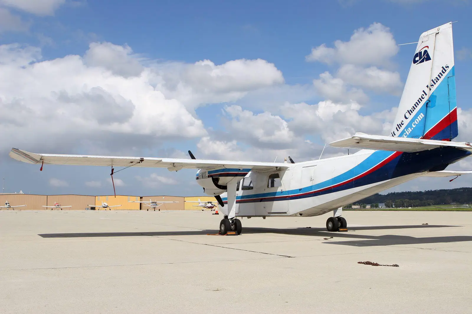 Britten Norman Islander BN-2 N55JA operated by Channel Islands Aviation photo 2