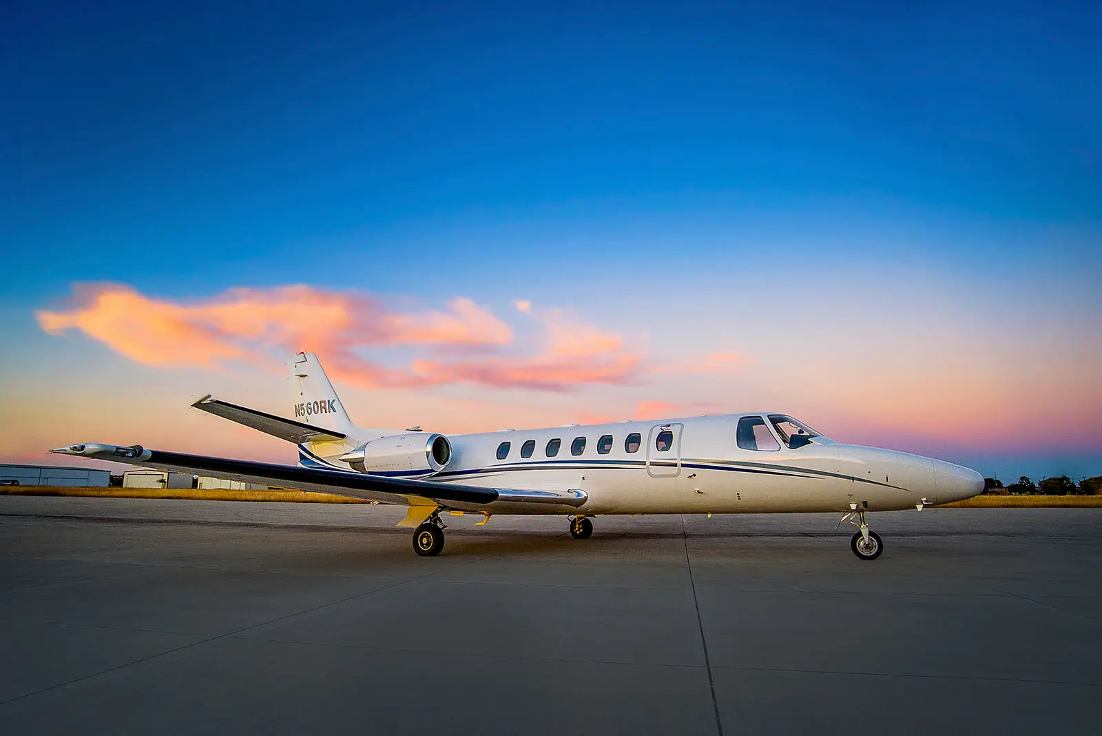 Cessna Citation Ultra N560RK operated by Tavaero Jet Charter, exterior