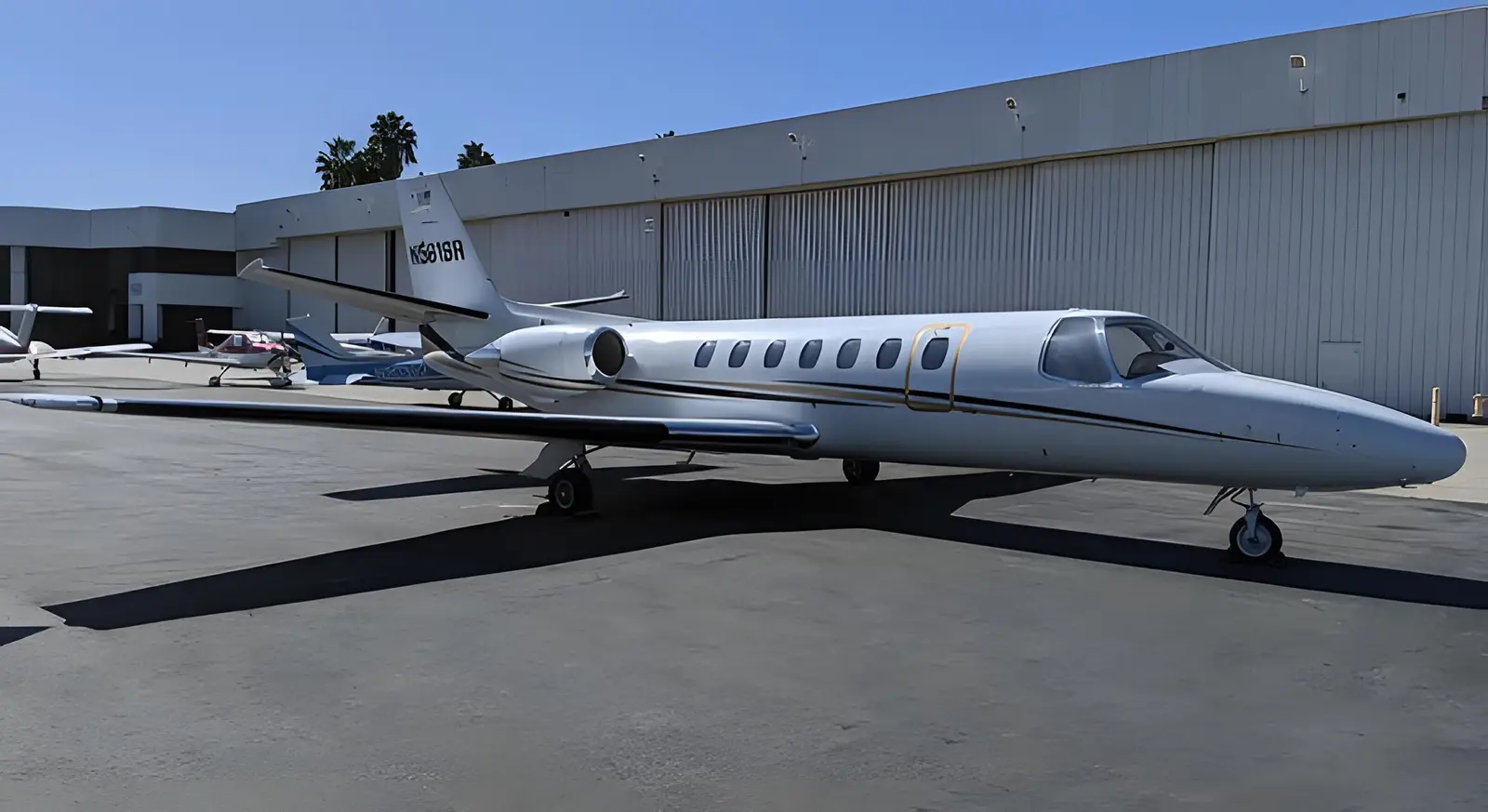 Cessna Citation V N561SR operated by Chrysler Aviation, Inc, exterior