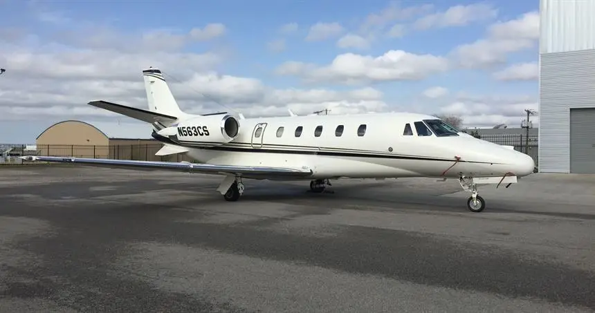 Cessna Citation XLS N563CS operated by Jet Linx Aviation, LLC, KTUL, exterior