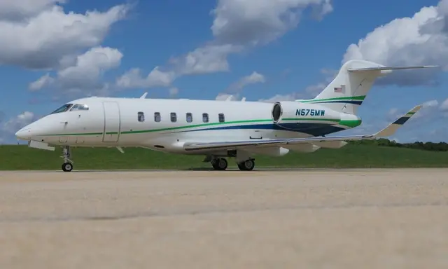 Bombardier Challenger 350 N575MW operated by Jet Aviation, exterior