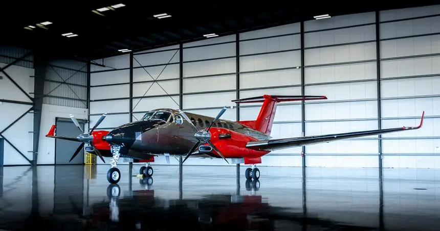 Beechcraft King Air 350iER N575RD operated by Advanced Air LLC, exterior