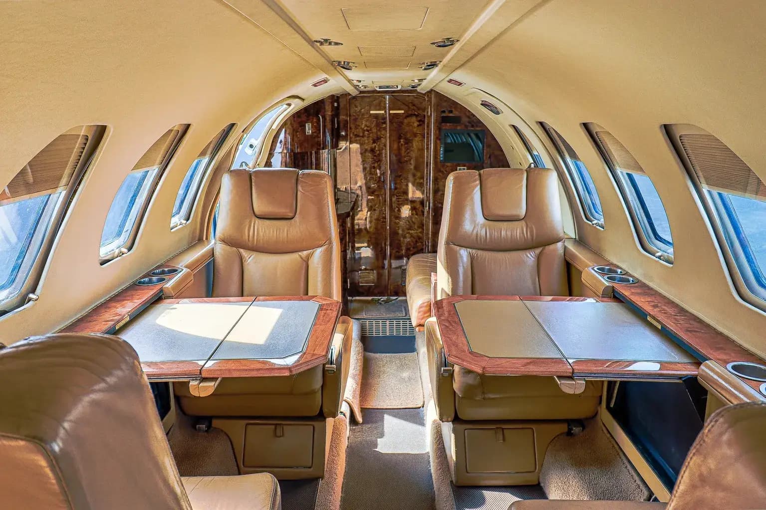 Cessna Citation V N577XW operated by AirStat, Inc., KHQU photo 4
