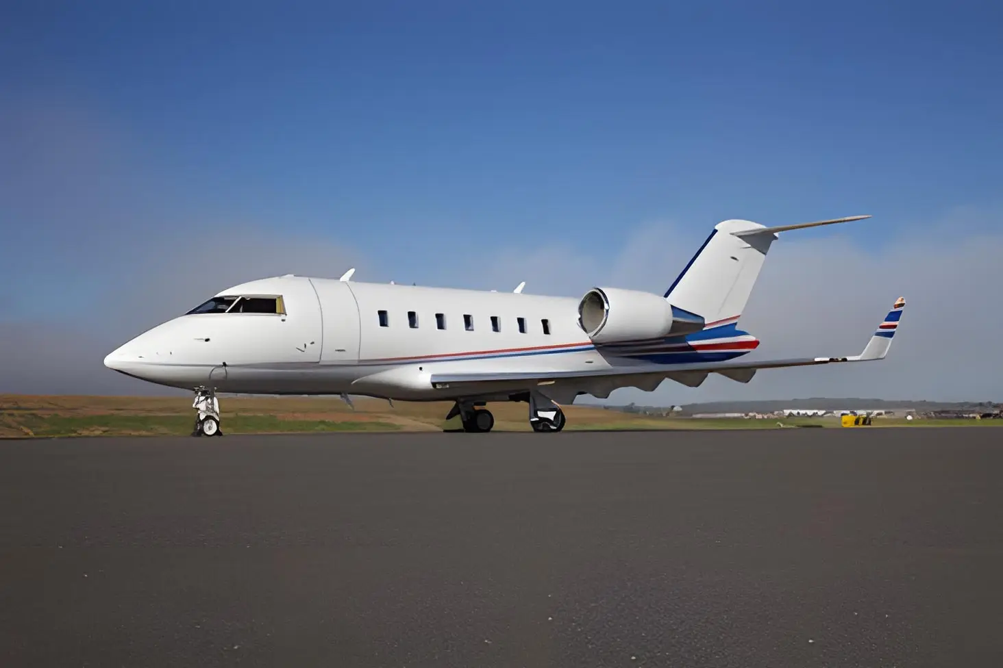 Bombardier Challenger 605 N57MH operated by Silver Air, exterior