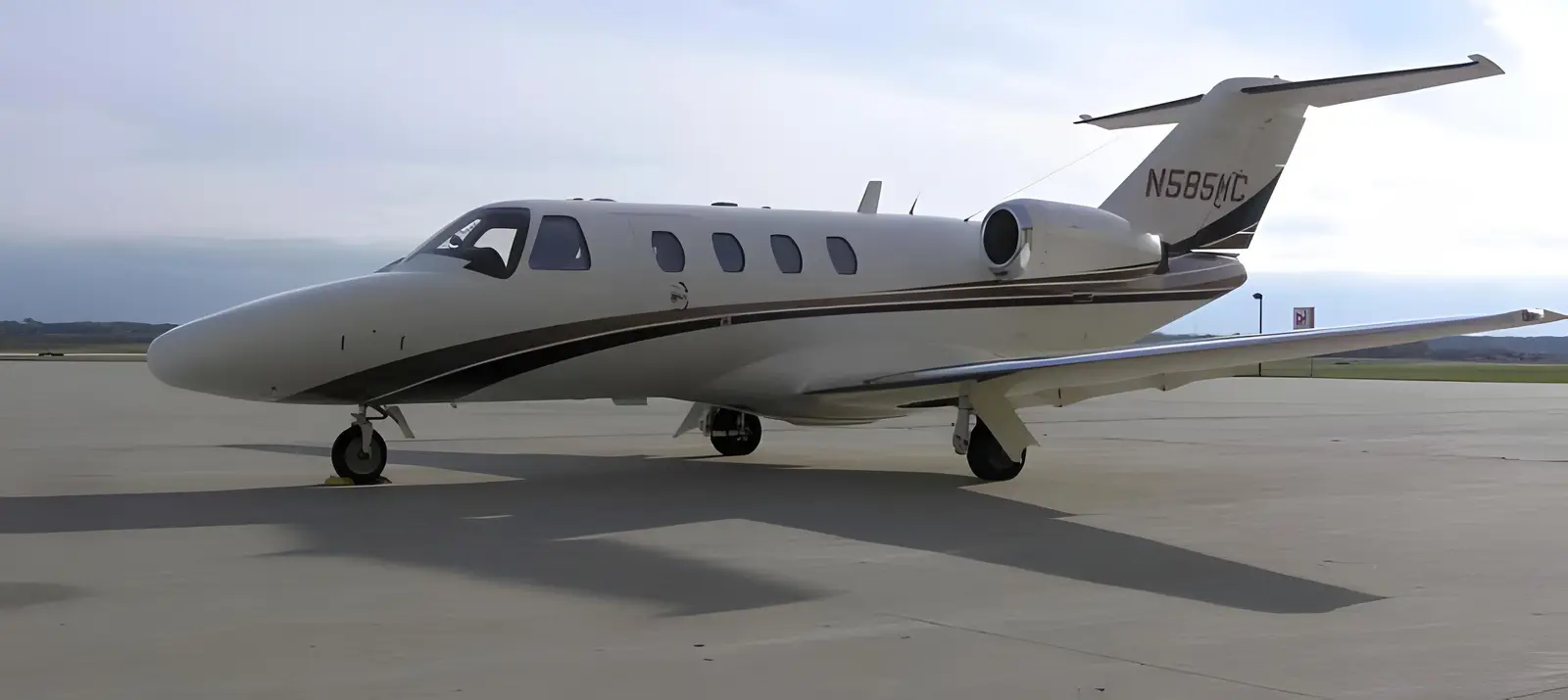 Cessna Citation CJ1 N585MC operated by Trego-Dugan Aviation, Inc., exterior