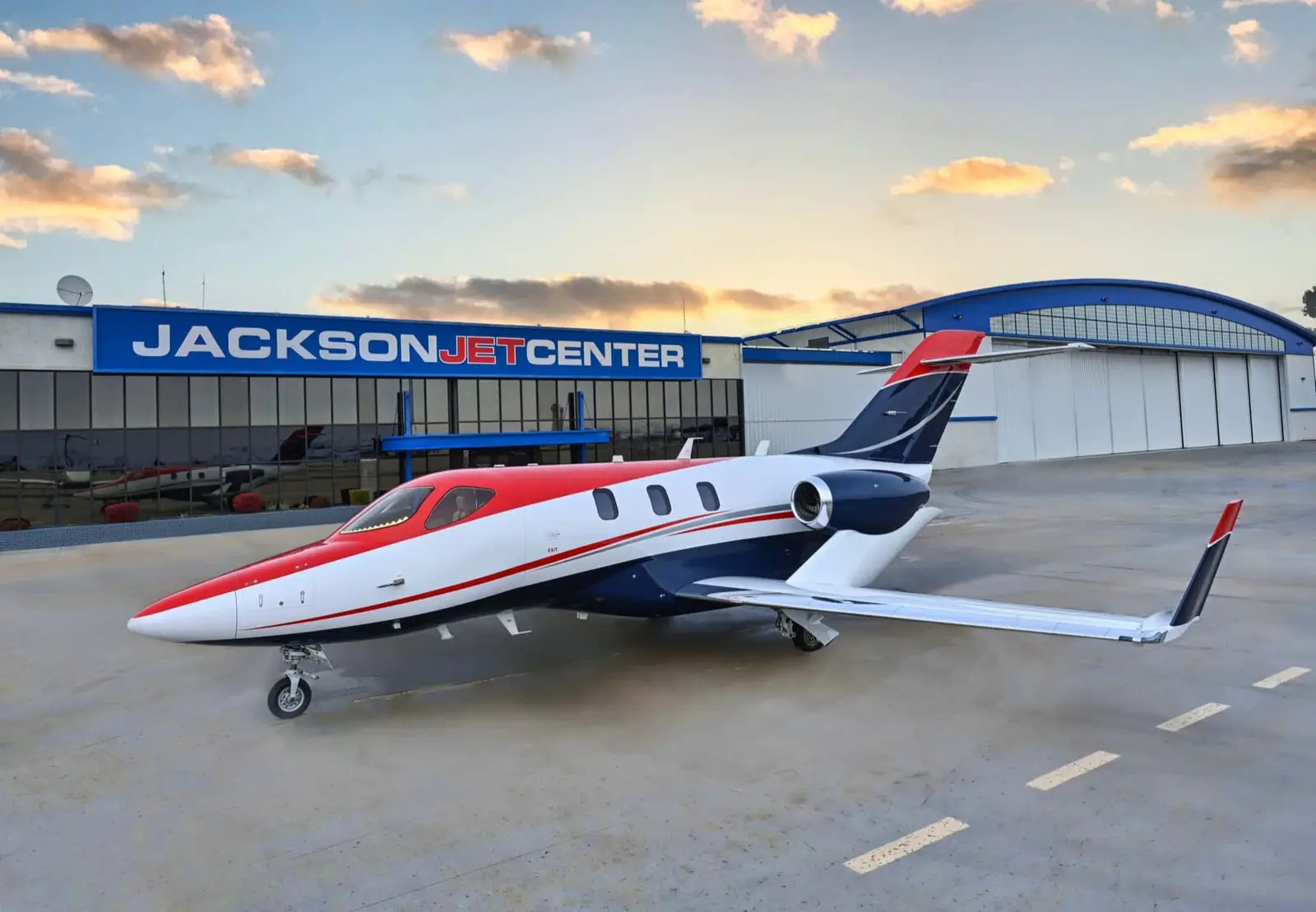 Honda HondaJet N60XG operated by Jackson Jet Center, exterior